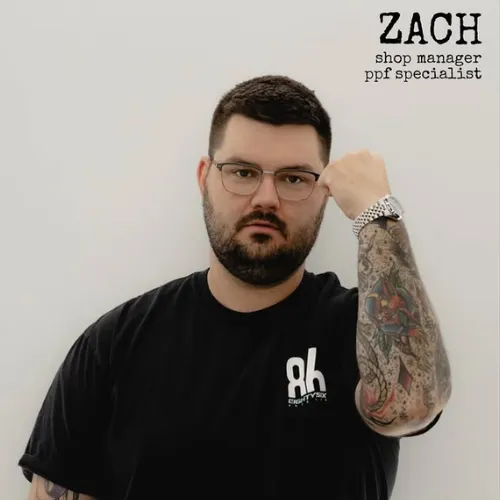 Zach, 86 Auto Lab team member