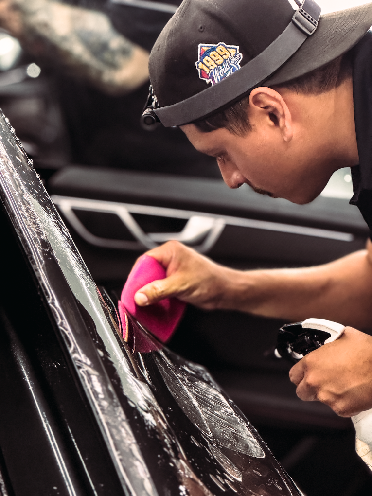 Window tint installation 4 at 86 Auto Lab